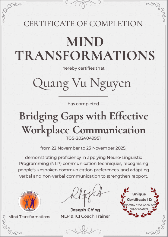 Effective Workplace Communications Certificate