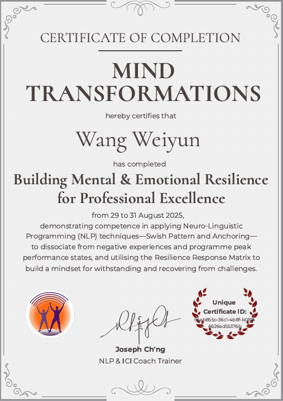 NLP Certificate