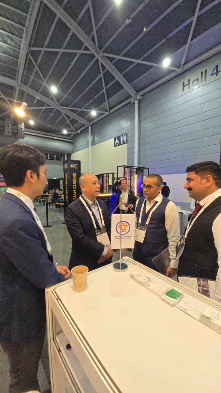 Booth branding and attendees